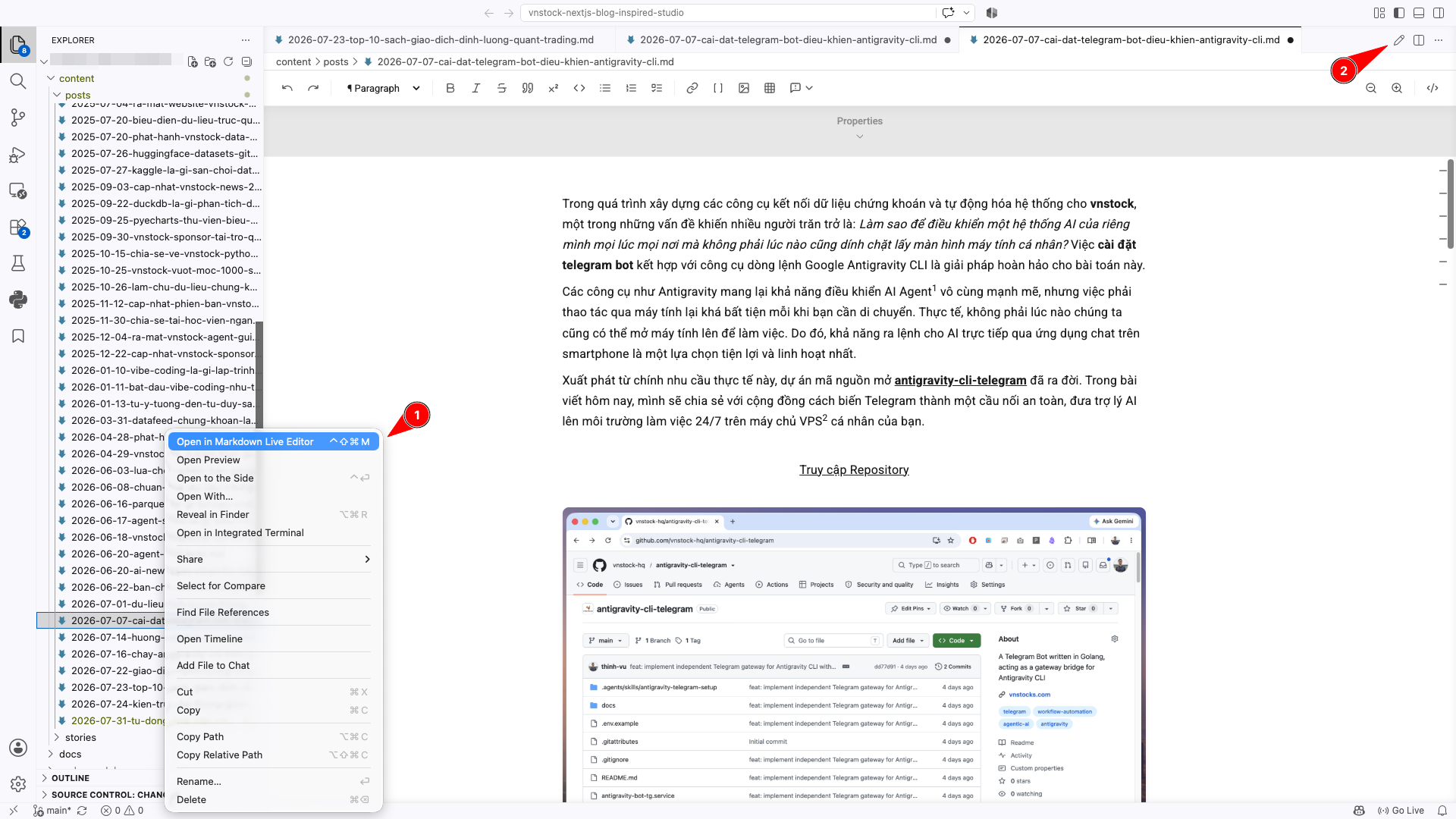 3 Ways to Open Live Editor