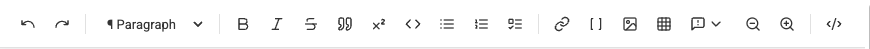 Interactive Toolbar