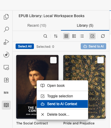 Send to AI Context Library